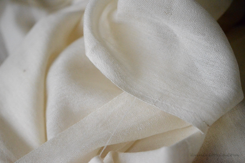Handwoven Wool Gauze Fabric - HIMALAYAN WOOL ( Leh Gauze